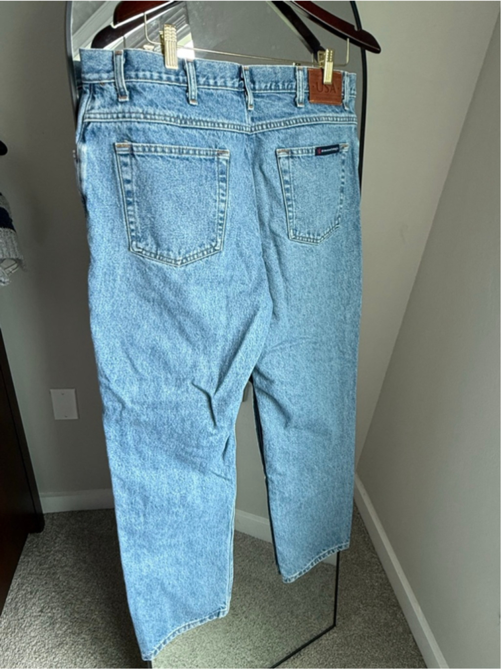 All American Clothing Co Denim jeans Mens 38x32 USA Made